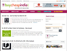 Tablet Screenshot of buycheapindia.com